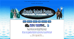 Desktop Screenshot of createsplashpages.com